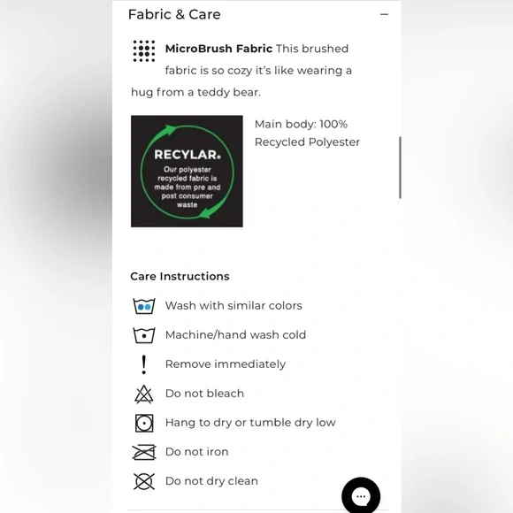 mpg Mission Half-Zip. Small. NWT! - Picture 6 of 6